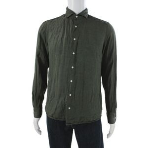Suit Supply Mens Linen Long Sleeve Button Up Shirt Size 39/40/15.5/15.75